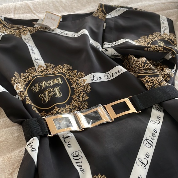 ✨ European Style Oversized Tunic Dress – Made in Poland (One Size) LaDiva NWT - Picture 6 of 8